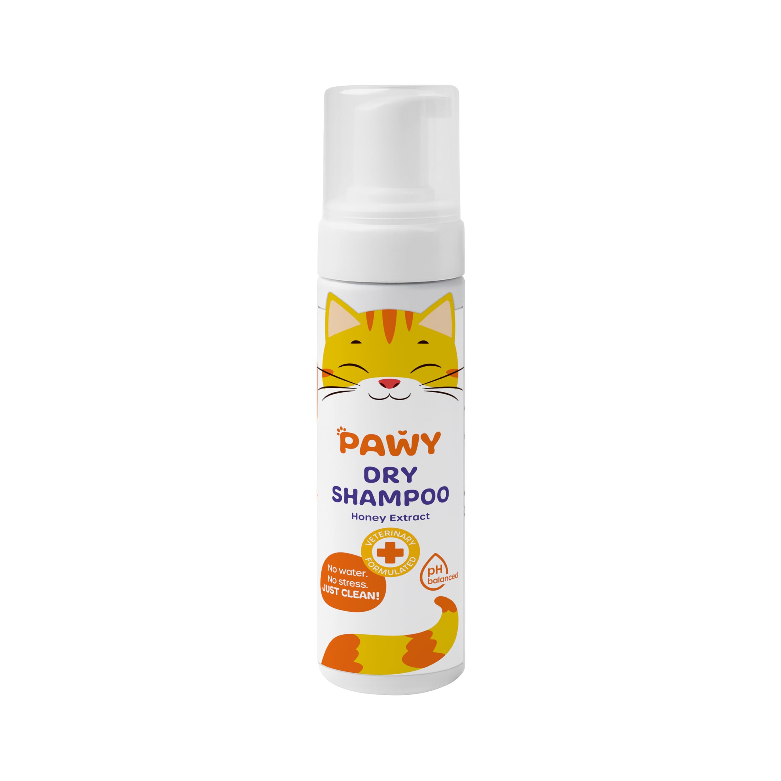 PAWY Cat Dry Shampoo Foam 200ml