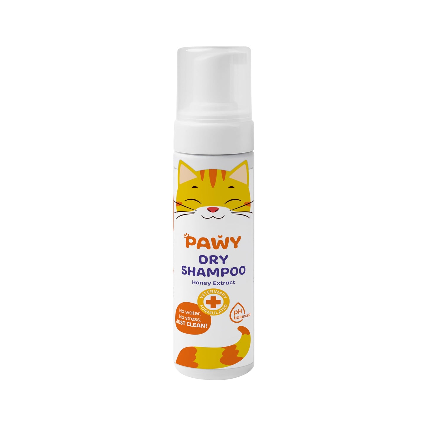 PAWY Cat Dry Shampoo Foam 200ml