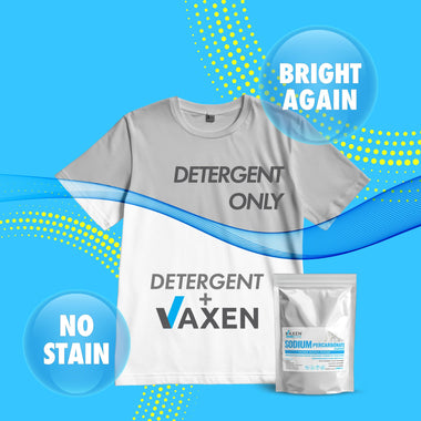 VAXEN Sodium Percarbonate Powder - Oxygen Bleach Cleaning Powder, Multi-Purpose Stain Remover, Green Bleach