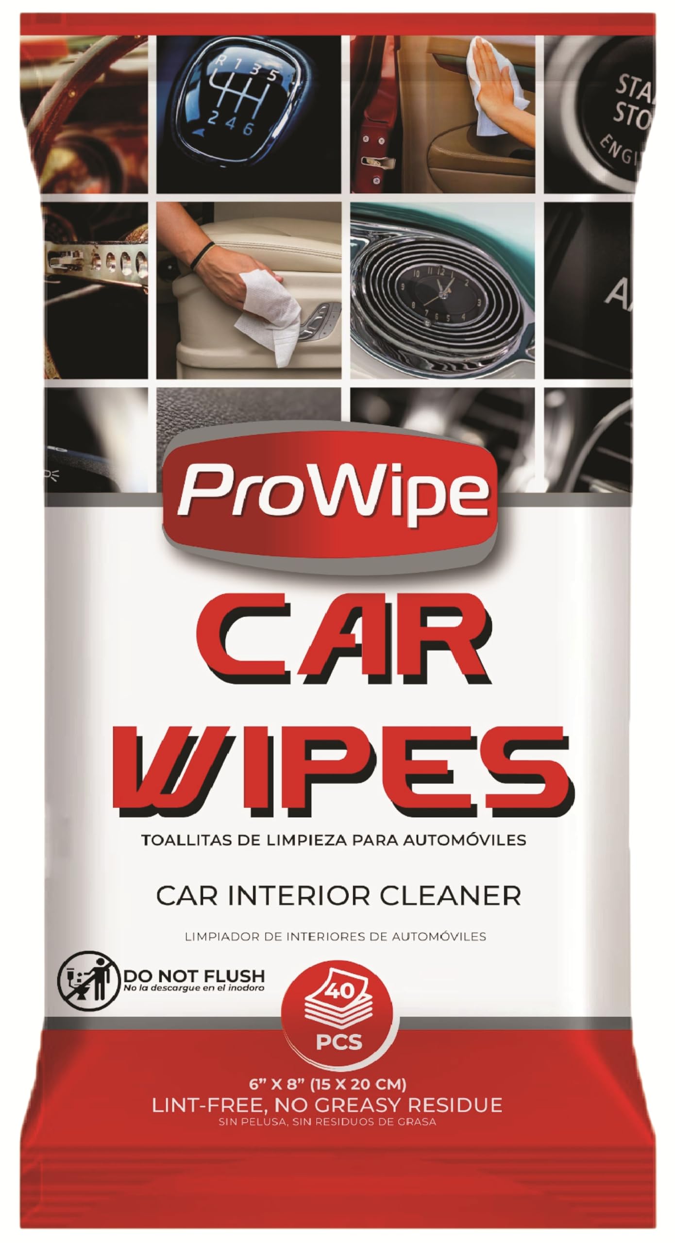 ProWipe Car Interior Cleaning Wipes