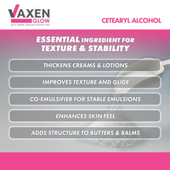 VAXEN Cetearyl Alcohol 500g (Cosmetic Grade)