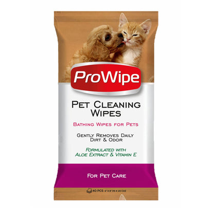 ProWipe Pet Wipes for Cats & Dogs