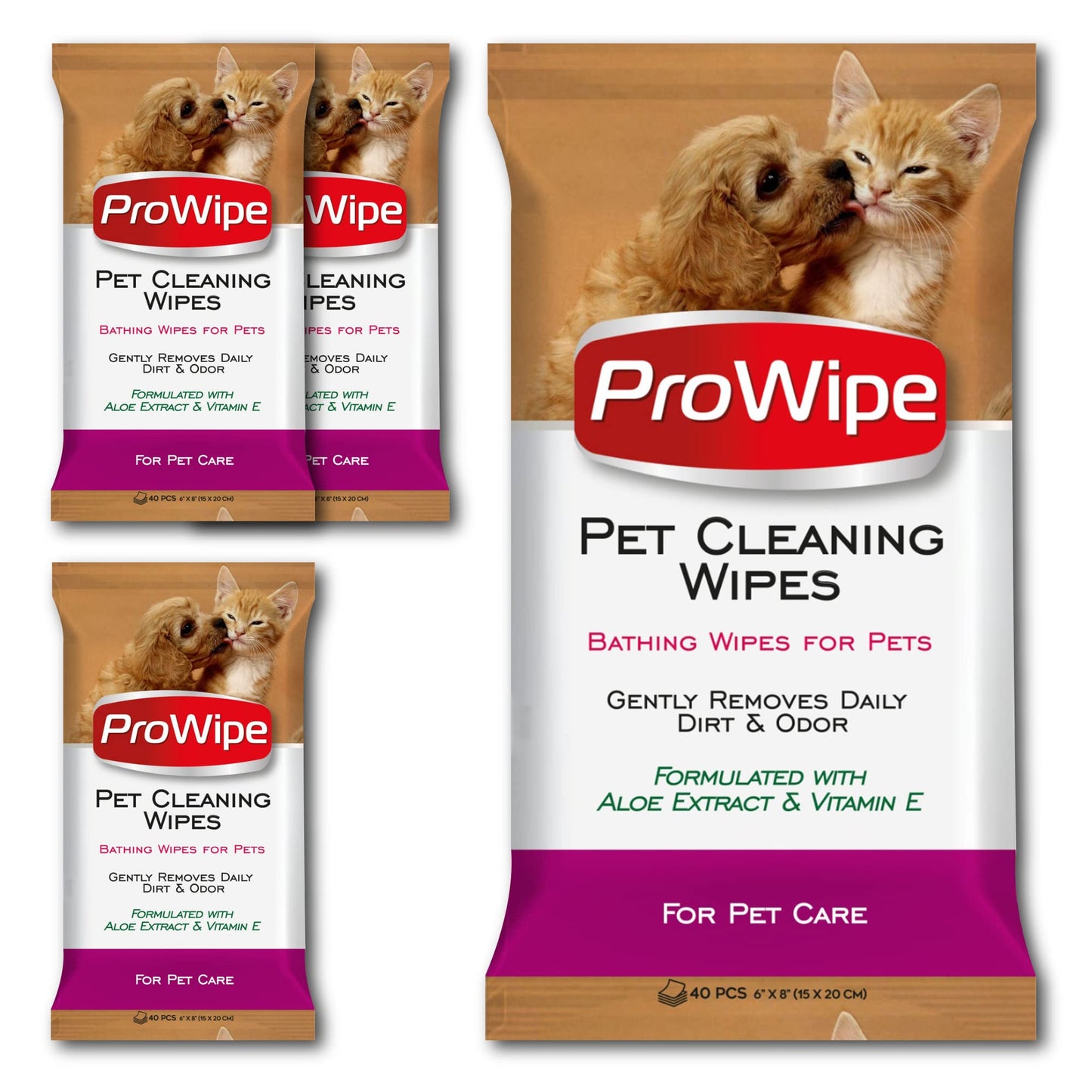 ProWipe Pet Wipes for Cats & Dogs