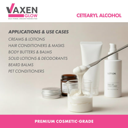 VAXEN Cetearyl Alcohol 500g (Cosmetic Grade)