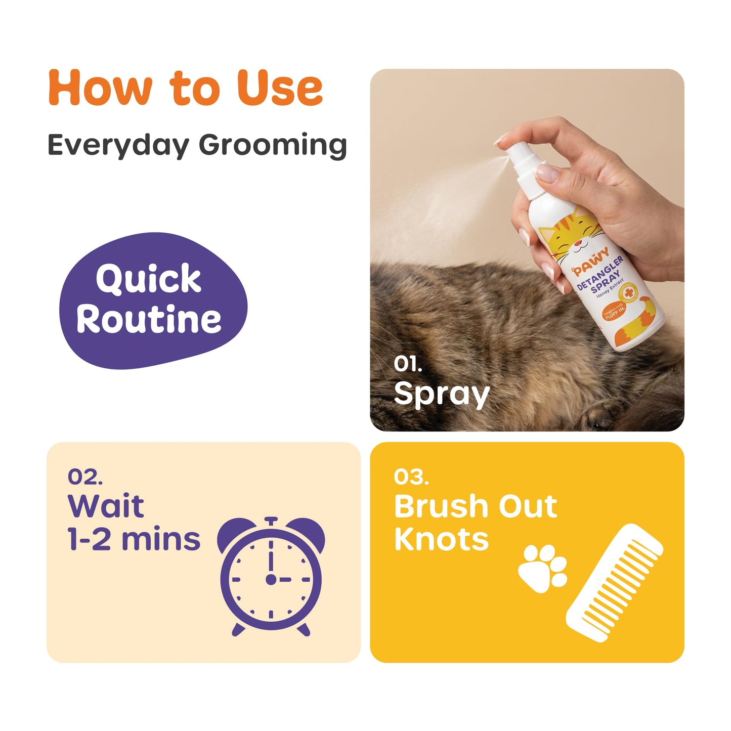 PAWY Cat Detangler Spray 100ml