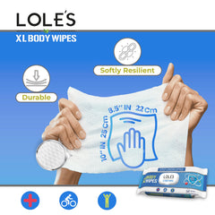 LOLE'S XL Body Wipes