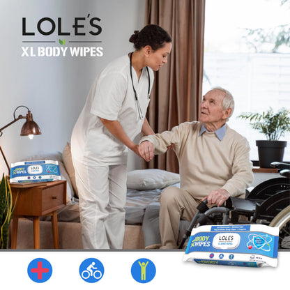 LOLE'S XL Body Wipes