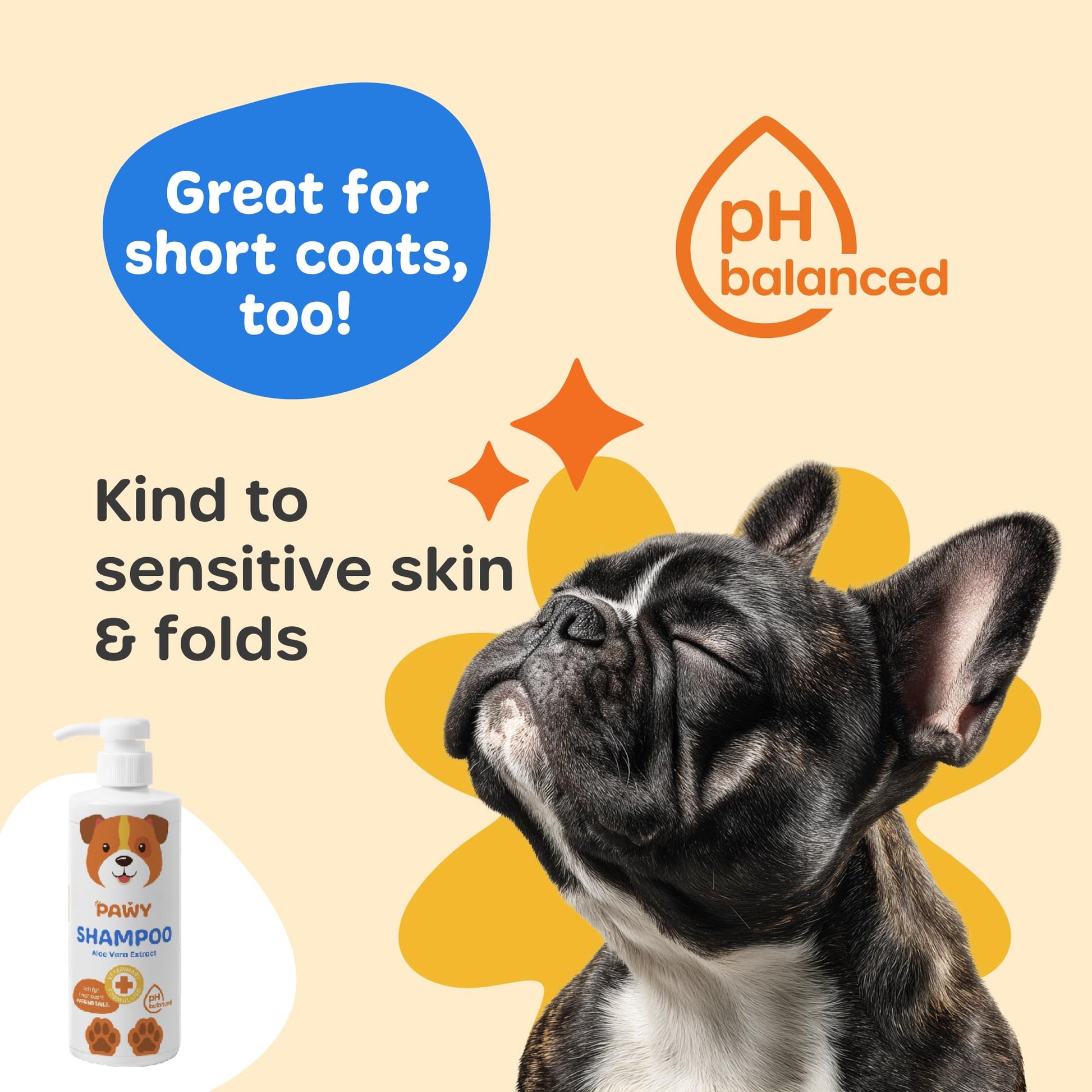 PAWY Dog Shampoo with Aloe Vera 500ml