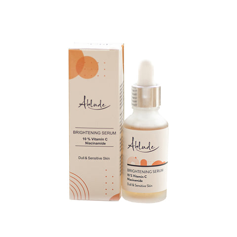Ablude Skin Brightening Serum with Vitamin C & Niacinamide - Glow Serum for Men & Women - Skin Serum for Smooth, Firm & Youthful Complexion (30ml)