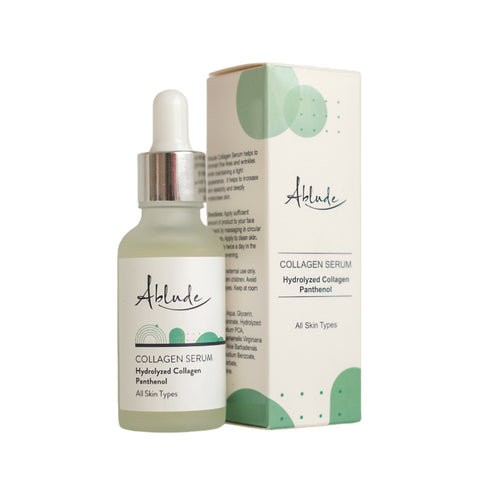 Ablude Collagen Serum - Anti Ageing Facial Serum - with Hydrolyzed Collagen & Panthenol (30ml)