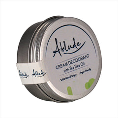Ablude Cream Deodorant with Tea Tree Oil, 100% Natural Origin, Vegan Friendly, 50g
