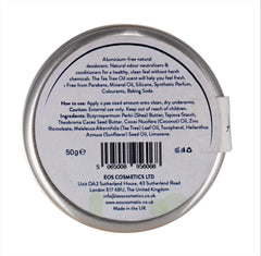 Ablude Cream Deodorant with Tea Tree Oil, 100% Natural Origin, Vegan Friendly, 50g