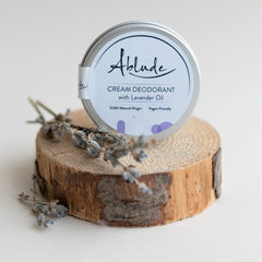 Ablude Cream Deodorant with Lavender Oil, 100% Natural Origin, Vegan Friendly, 50g